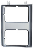 '85-'87 HEADLIGHT BEZEL FOR DUAL HEADLIGHTS, RH, SILVER
