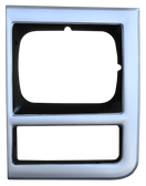'89-'91 R/V SERIES HEADLIGHT BEZEL WITH SINGLE HEADLIGHTS, LH