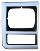 '89-'91 R/V SERIES HEADLIGHT BEZEL WITH SINGLE HEADLIGHTS, RH