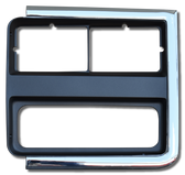 '89-'91 GMC R/V SERIES HEADLIGHT BEZEL WITH DUAL HEADLIGHTS, LH 0851-059