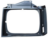 '82-'90 HEADLIGHT BEZEL, GLOSS BLACK, LH