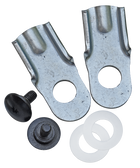 CJ7 and CJ8 tailgate latch kit, 6pc