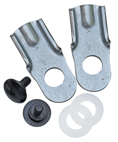 CJ7 and CJ8 tailgate latch kit, 6pc