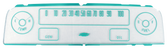 '64-'66 CHEVROLET P/U, SUBURBAN AND PANEL DASH LENS FOR MODELS WITH WARNING LIGHTS
