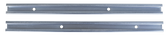 '55-'59 2ND SERIES WINDOW UPPER GUIDE RAIL SET, 2PC