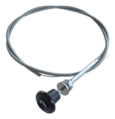 '55-'59 2ND SERIES THROTTLE CABLE WITH BLACK KNOB