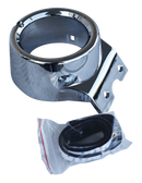 '67-'72 CHROME A/C VENT BALL HOUSING WITH FELTS, LH