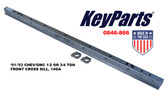 '51-'53 CHEV/GMC 1/2 OR 3/4 TON FRONT CROSS SILL, 14GA
