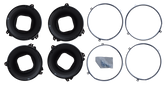 '67-'72 HEADLIGHT BUCKETS AND TRIM RINGS 0849-542