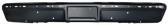 '90-'91 PAINTED FRONT BUMPER WITH STRIP AND GUARD HOLES 0858-011 B