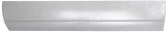 '89-'97 LOWER DOOR SKIN, DRIVER'S SIDE