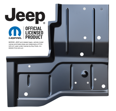 JEEP CJ7 and YJ Wrangler passengers side rear floor pan