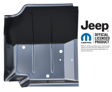 JEEP CJ7 and YJ Wrangler passengers side front floor pan