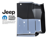 JEEP CJ7 and YJ Wrangler drivers side front floor pan