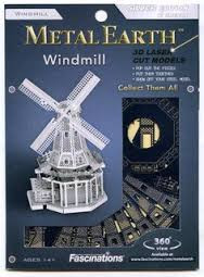Windmill metal earth Puzzle