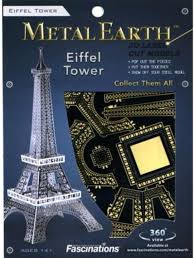 Eiffel Tower metal earth puzzle