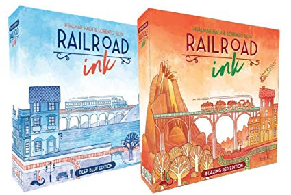Railroad Ink board game