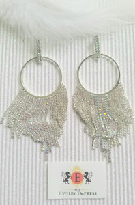  Sparkle  in Circles Earrings