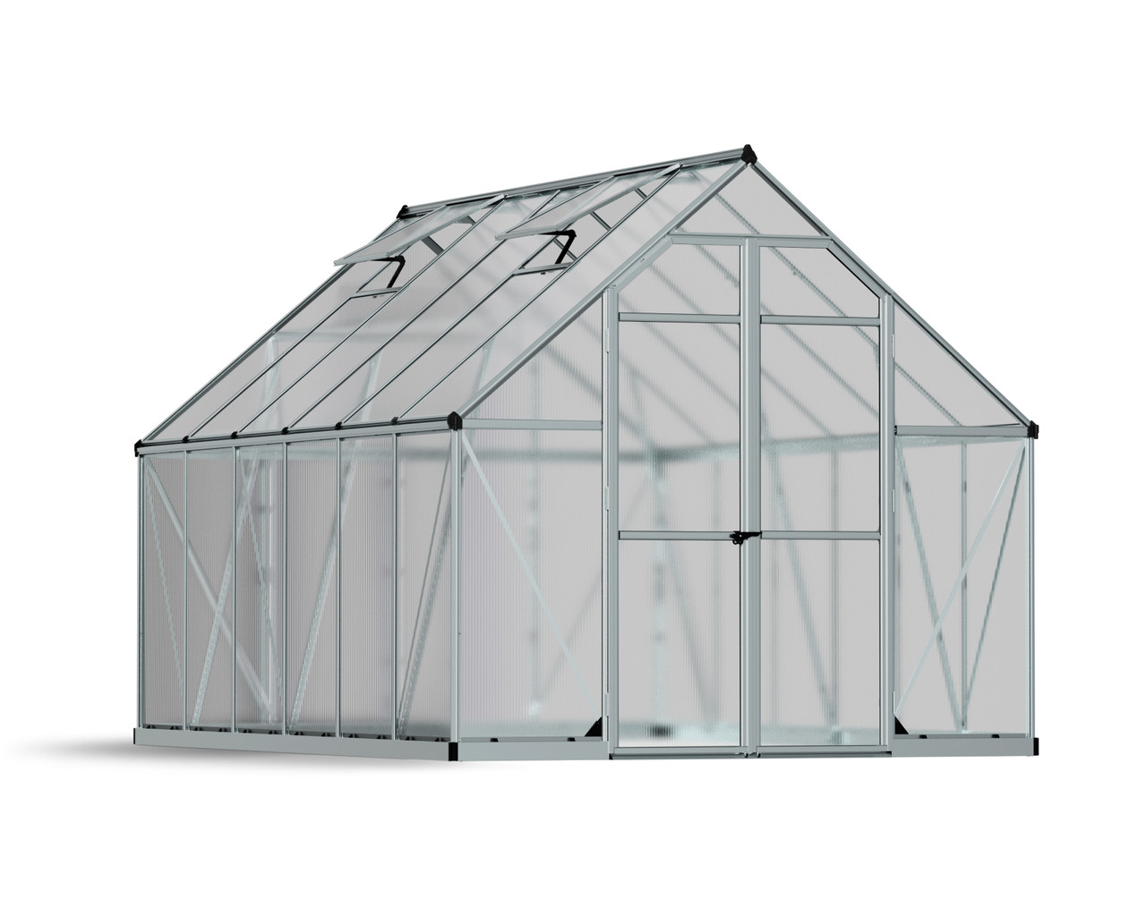 Essence™ 8 x 12 - Silver - Hobby Greenhouse Kit