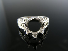 5514 RING SETTING STERLING SILVER, 9X7 OVAL SIZE 6.25