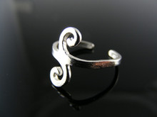 5697 STERLING SILVER TOE RING, SIZE 2.75