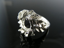 5719 RING SETTING STERLING SILVER 9X7MM OVAL SIZE 7