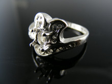 5567 RING SETTING STERLING SILVER 6X4MM OVAL SIZE 5.5