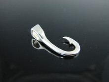 5814 Sterling Silver Small Fishing Hook Pendant