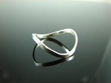 6022 STERLING SILVER THUMB RING SETTING, SIZE 8