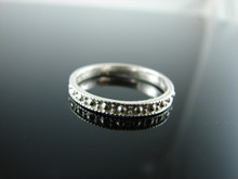 5942 Ring Band Setting Sterling Silver Size 8.75