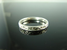5914 Ring Band Setting Sterling Silver Size 9