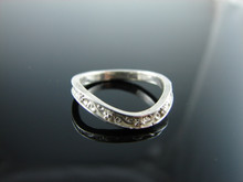 6045 STERLING SILVER  RING SETTING, RING BAND, Size 8.5