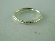 6358 RING STERLING SILVER, ANTIQUE STYLE BAND, SIZE 5.5