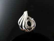 P20  PENDANT SETTING STERLING SILVER, 8X6 MM OVAL STONE