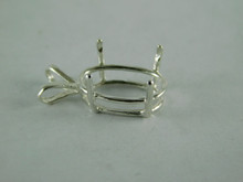 6584  Sterling Silver Pendant, 12x10 mm Oval Setting
