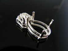 P39  PENDANT SETTING STERLING SILVER, 16x12 MM PEAR STONE