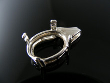 P53  PENDANT SETTING STERLING SILVER, 16X12 MM OVAL STONE