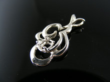 P81  PENDANT SETTING STERLING SILVER, 6X4 MM OVAL STONE