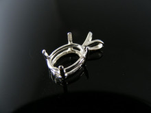 P9  PENDANT SETTING STERLING SILVER, 10X8 MM OVAL STONE