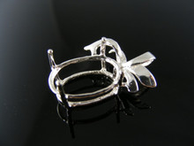 P8  PENDANT SETTING STERLING SILVER, 16X12 MM OVAL STONE