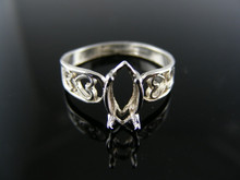 5554  RING SETTING STERLING SILVER,SIZE 5.5, 9X5 MM MARQUISE STONE