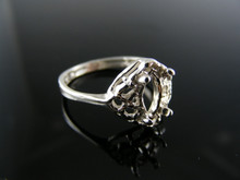 2761  RING SETTING STERLING SILVER, SIZE 6.25, 10X5 MM MARQUISE STONE
