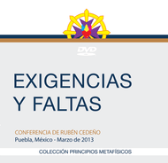 DVD EXIGENCIAS Y FALTAS - RUBÉN CEDEÑO (CONFERENCIA)