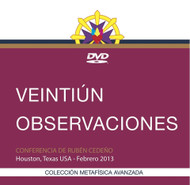 DVD VEINTIÚN OBSERVACIONES - RUBÉN CEDEÑO (CONFERENCIA)