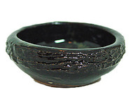 Black Ceramic Incense Cone Burner