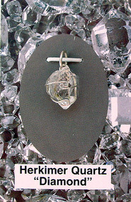 Herkimer "Diamond" Quartz Sterling Silver Wire-Wrapped Stone Pendant