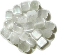 Selenite, tumbled