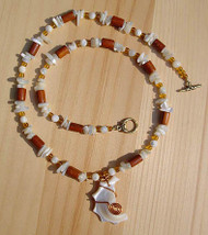 Mother of Pearl Honey Necklace