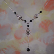 Marcasite & Onyx Necklace