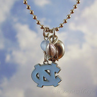 University of North Carolina Tarheels Charm Necklace - Officially licensed